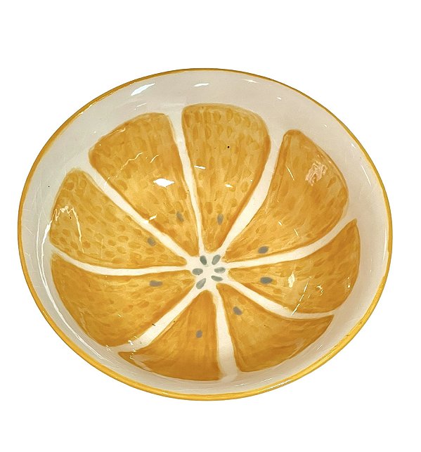Bowl Frutas Laranja - 14cm x 6cm