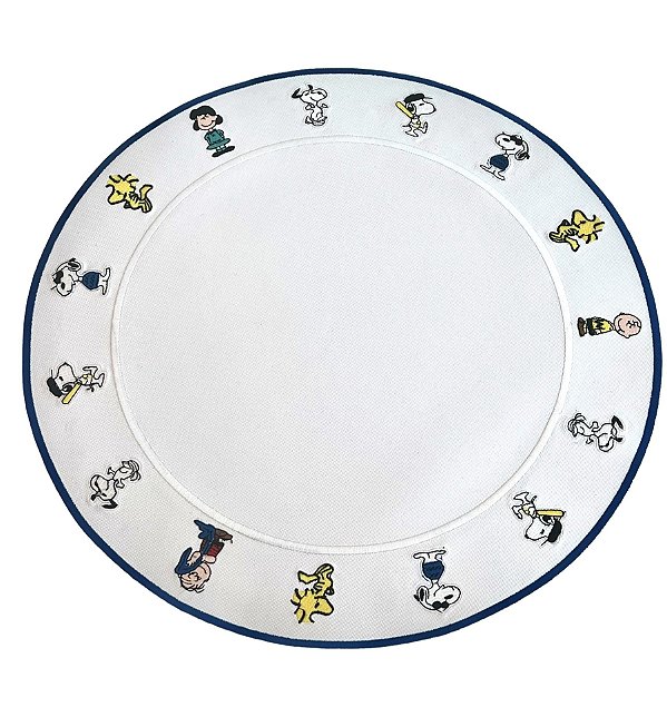 Jogo Americano Redondo Snoopy Impermeável