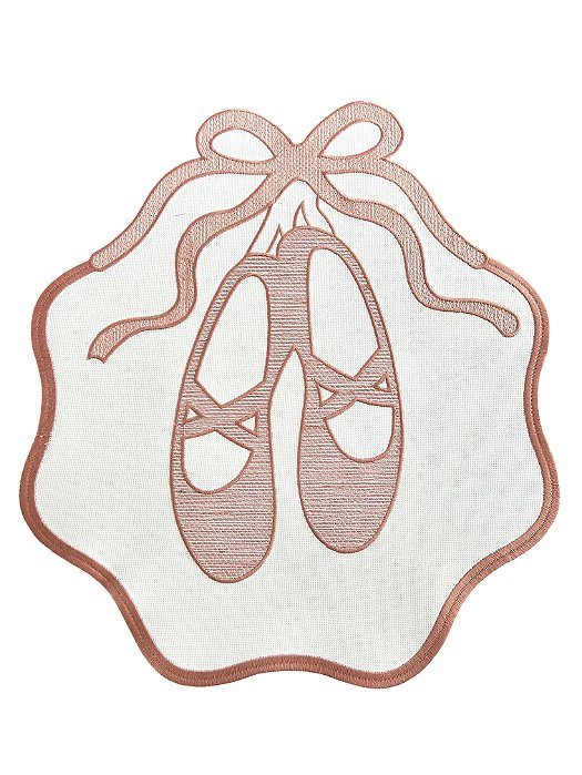 Jogo Americano Redondo Kids Sapatilhas Ballet Bailarina - Esportes