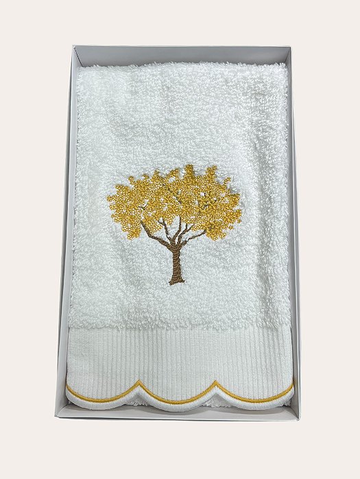 Toalha de Lavabo Felpa Ipe Amarelo