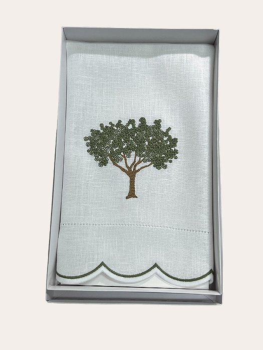 Toalha de Lavabo Linho Ipe Verde