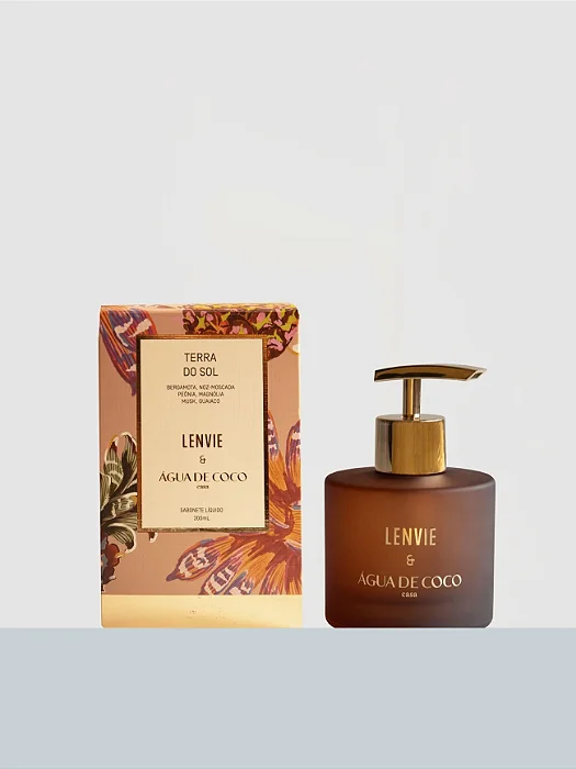 Sabonete Líquido Terra do Sol + Água de Cocô Lenvie - 200ml