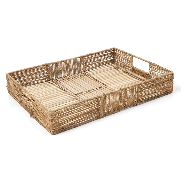 Bandeja Retangular Bamboo - 42cm x 30cm