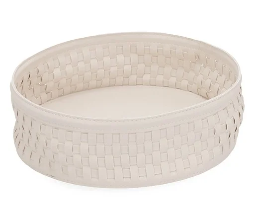 Centro de Mesa em PU Off White - 30cm