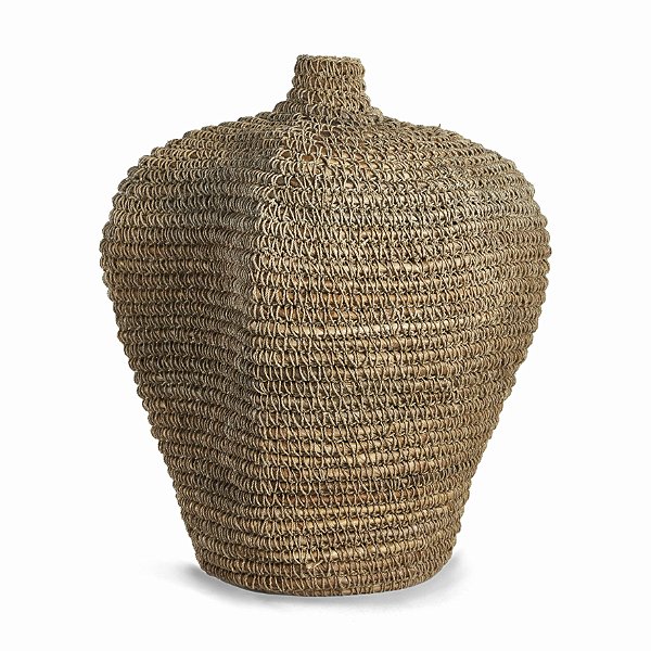 Vaso em Fibra Natural - 50cm x 43cm