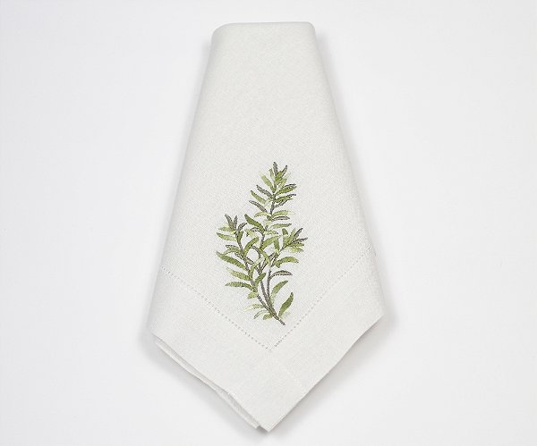 Guardanapo Misto Branco Alecrim
