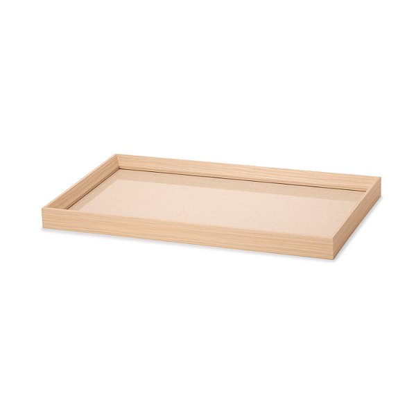 Bandeja em MDF com Linho - 45cm