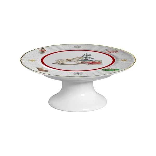 Prato de Bolo 2 Christmas Gifts Natal - 27cm