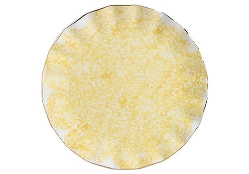 Sousplat com Filete Ouro Ypê Amarelo - 33cm