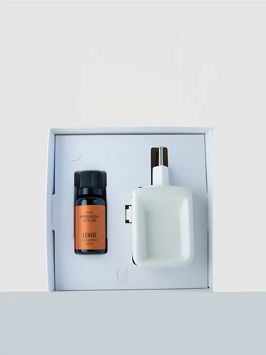 Kit Difusor Elétrico e Óleo Concentrado Mandarina Ceylon - 20ml