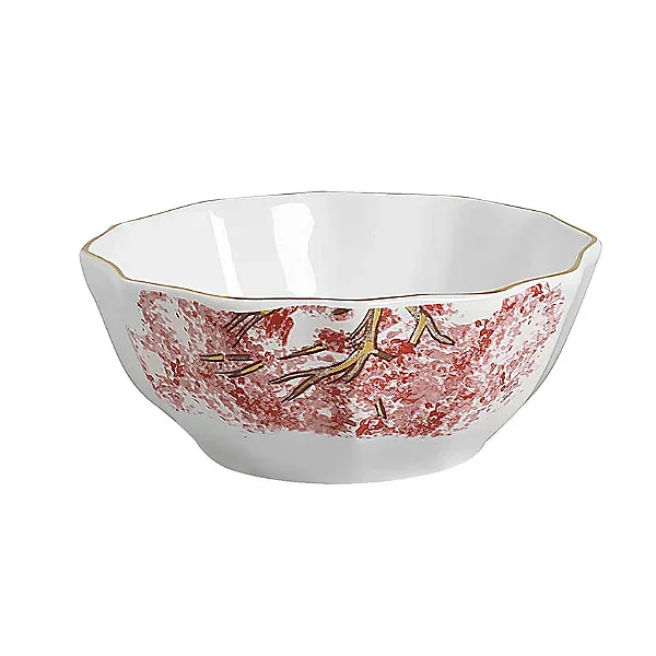 Bowl com Filete Ouro Ype Rosa