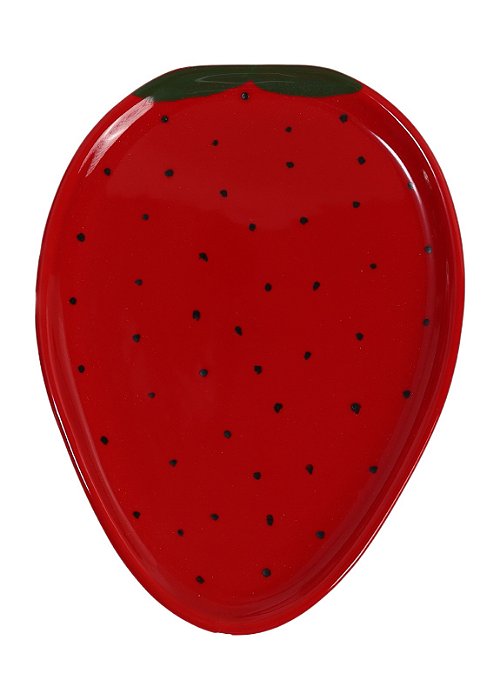Bandeja Morango Coleção Tutti Frutti - 23cm x 17cm