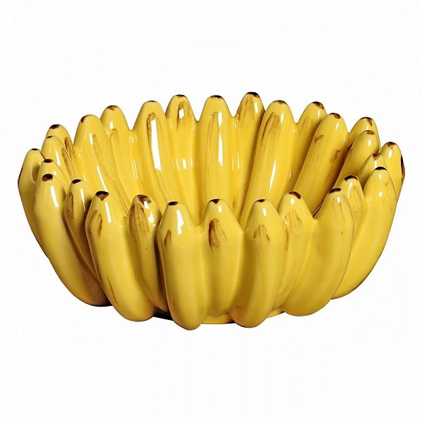 Fruteira Banana Grande Amarelo Lima - 35cm