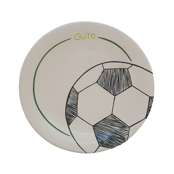 Prato Raso em Cerâmica Futebol