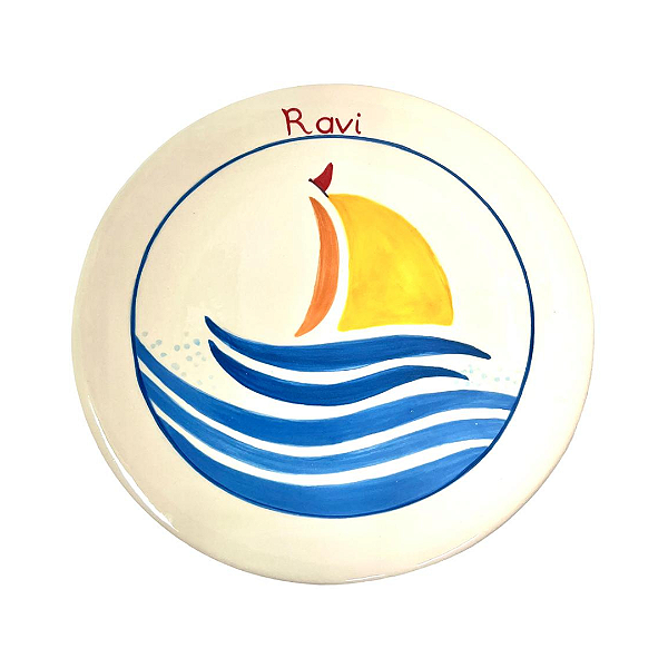 Prato Raso em Cerâmica Barco