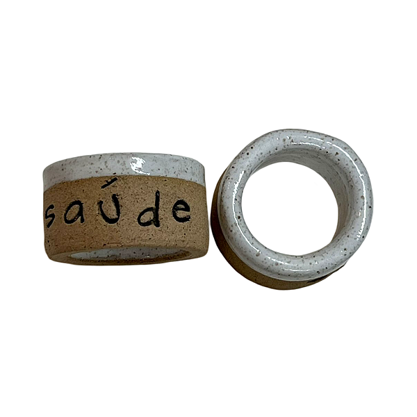 Porta Guardanapo em Cerâmica Saúde