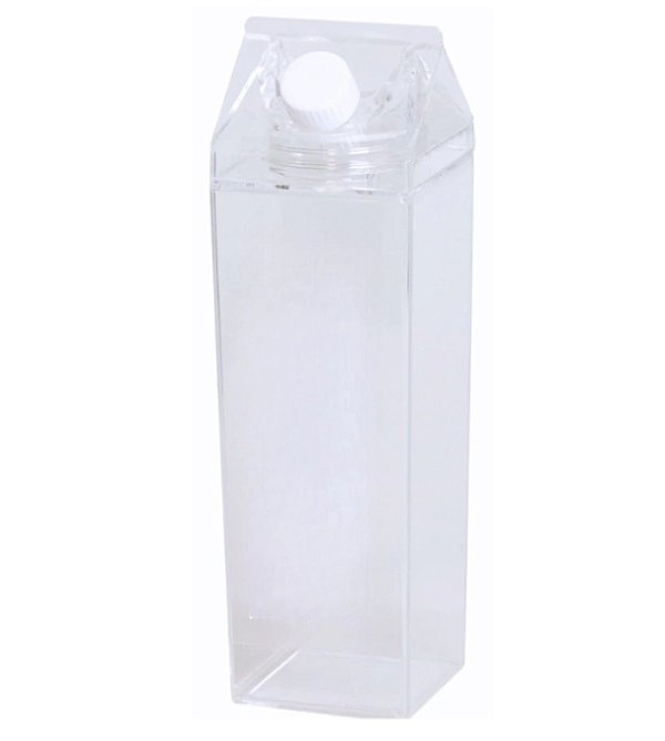 Garrafa Cristal Antivazamento de Acrílico - 1Litro