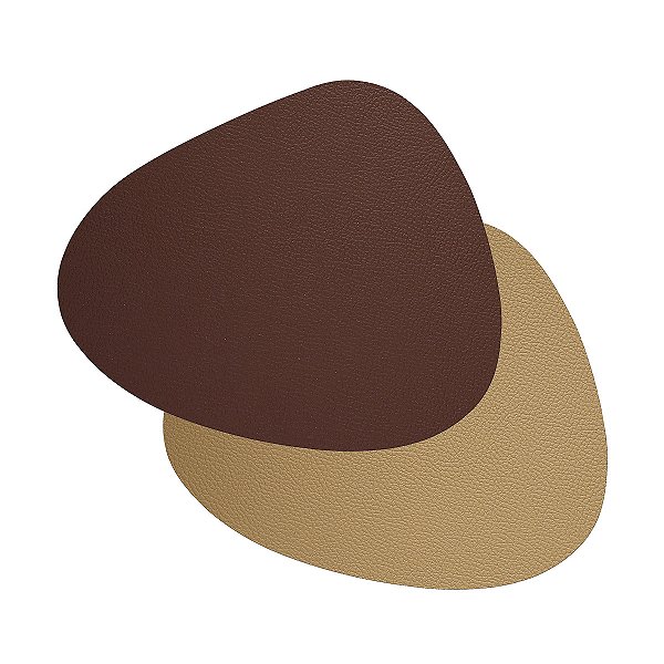 Jogo Americano Dupla Face Premium Mocca/Nude - 44cm x 37cm