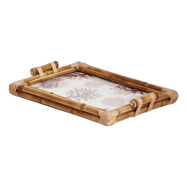 Bandeja Bambu Dupla Sardenha G - 54cm x 38cm
