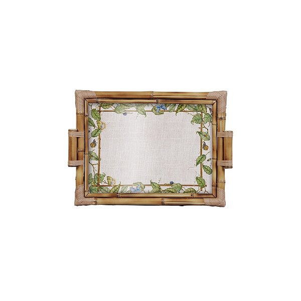 Bandeja Bambu Dupla Botanique G - 54cm x 38cm