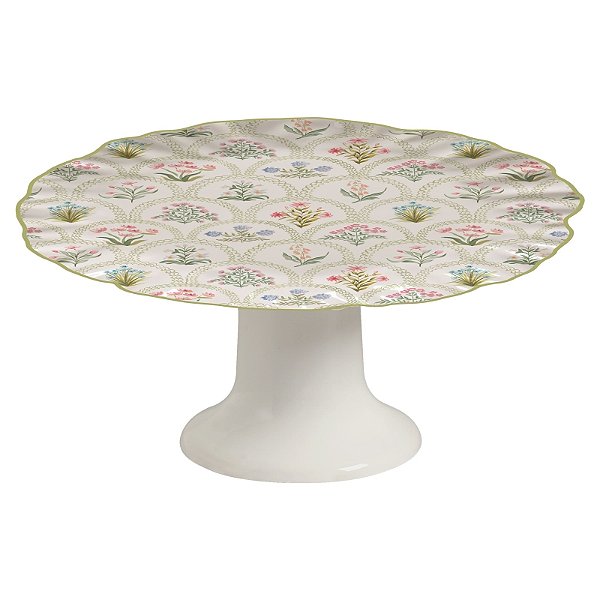 Porta Torta com Pé Dolce Fiore Páscoa - 33cm x 14cm