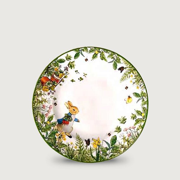Prato Sobremesa Ornamental P Coelho Rabanete Páscoa
