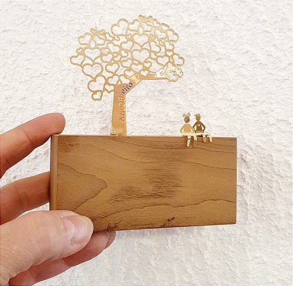 Bloco Enfeite de Mesa/Parede AMOREIRO
