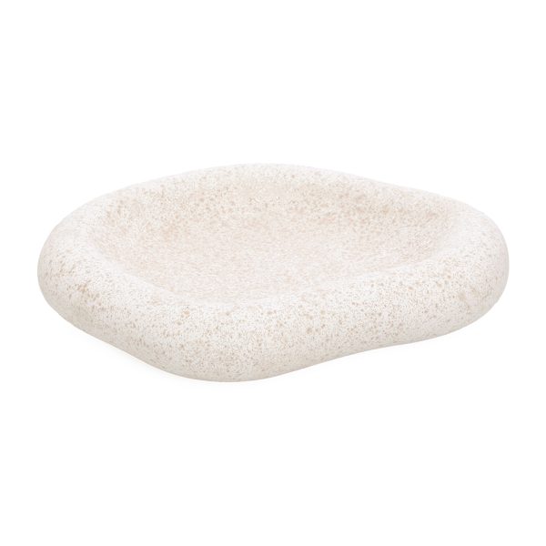 Centro de Mesa em Cerâmica Orgânico Off-white