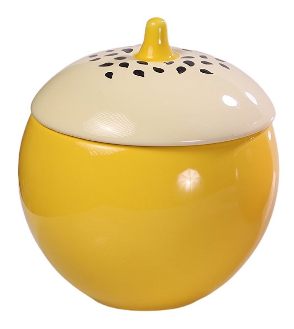 Pote Redondo com Tampa Maracuja Tutti-Frutti - 15cm x 13cm - 730ml