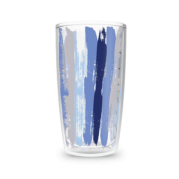 Copo Select HX86 Pincelado Azul - 450ml