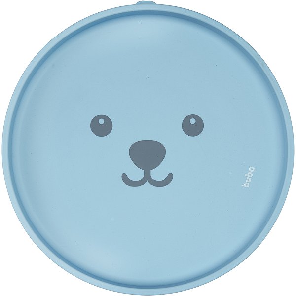 Pratinho em Silicone com Ventosa Gumy Azul