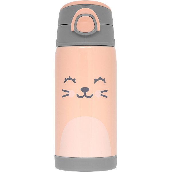 Copo Termico Parede Dupla Gumy Pêssego - 400ml