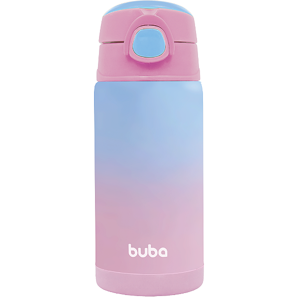 Copo Termico Parede Dupla Degrade Rosa - 400ml