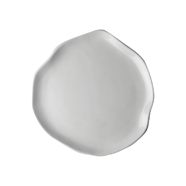 Conjunto Prato Raso Conceito Branco / Branco Fosco - 4 Unidades
