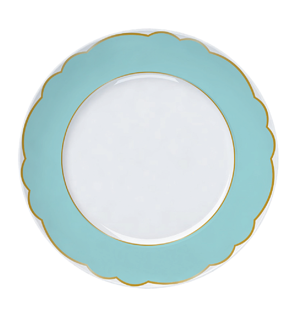 Conjunto Prato Raso Versa Royal Tiffany - 6 Unidades