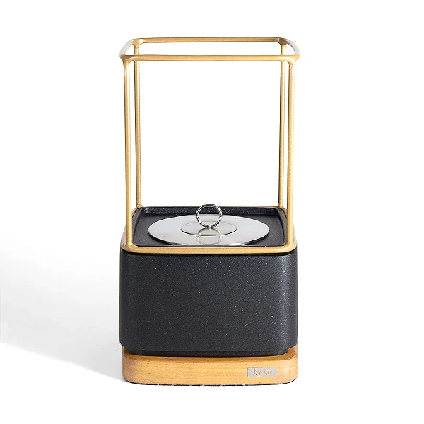 Lareira de Mesa Alcool Preta