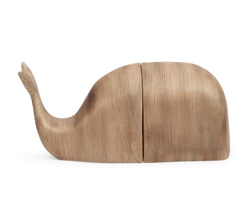 Aparador de Livros Baleia em Polirresina