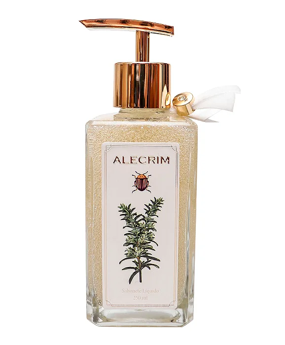 Sabonete Líquido com Glitter Alecrim - 250ml