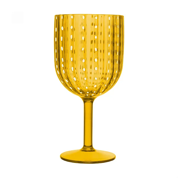 Taça de Acrílico Orquídea Âmbar - 350ml