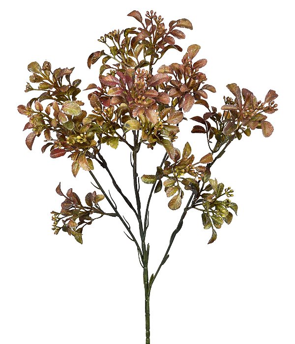 Haste de Folhas Verde Outono - 61cm x 12cm