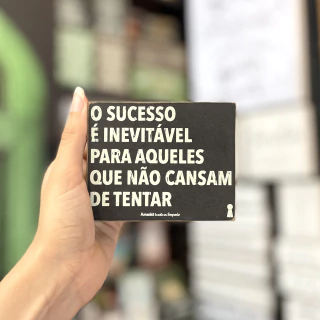 Quadro Box Sucesso Inevitavel - 10cm x 8cm