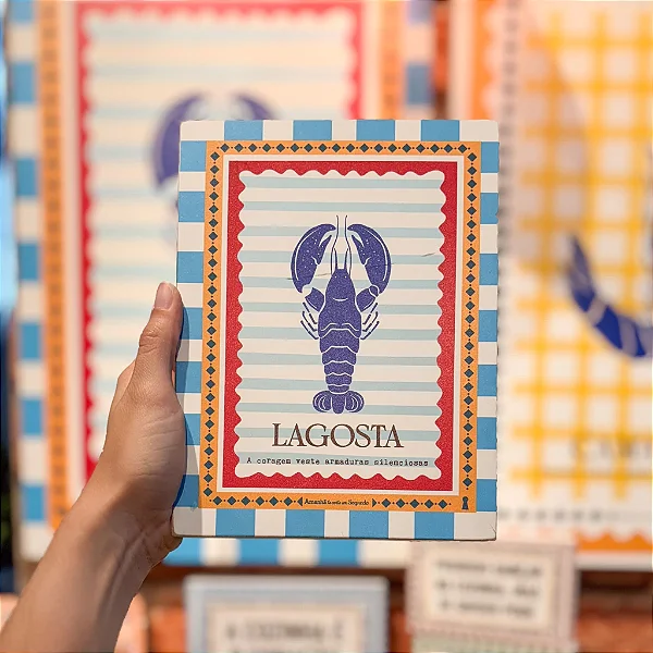 Quadro Box Lagosta - 15cm x 20cm