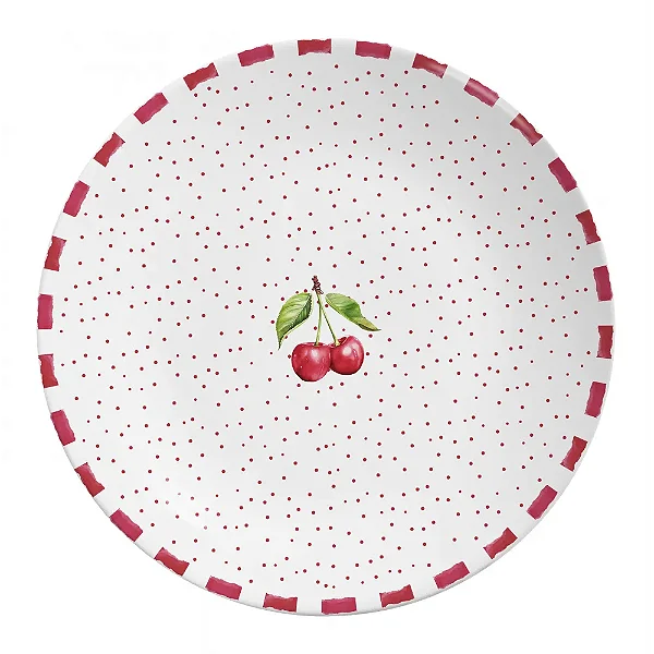 Conjunto com 6 Pratos Raso Amarena - 29cm