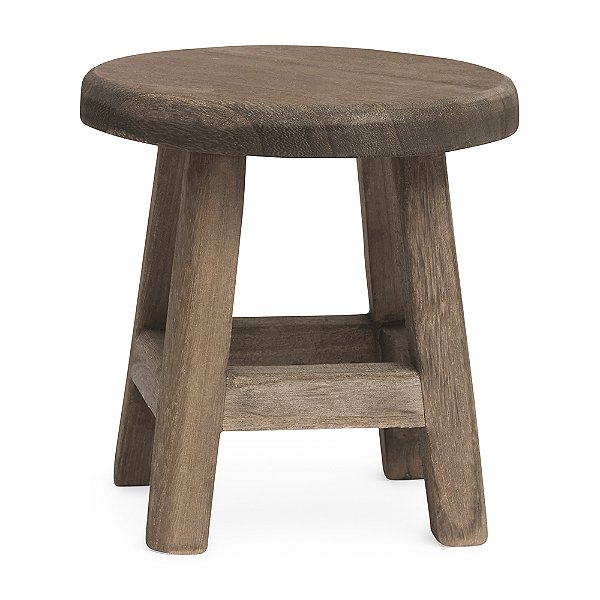 Banco Decorativo Em Madeira 18cm 21638