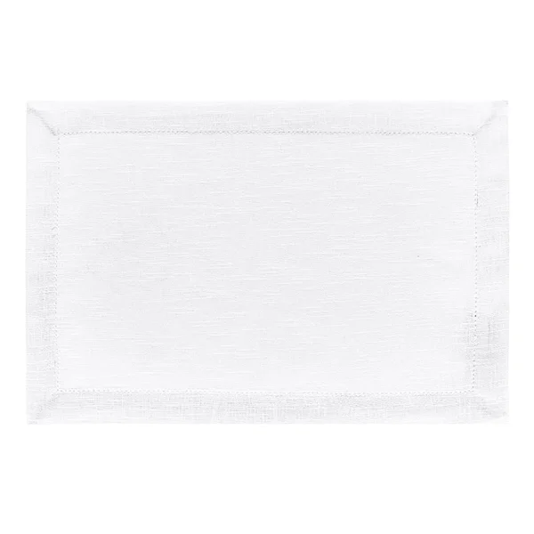 Jogo Americano Retangular Ponto Ajour Coloratta Branco - 50cm x 35cm
