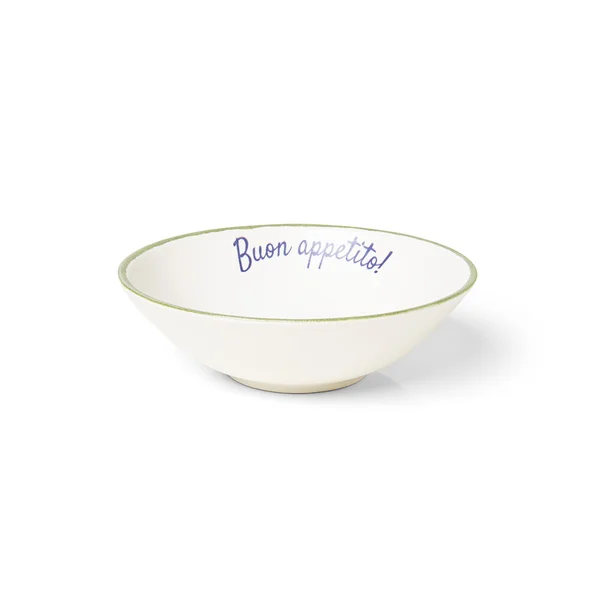 Bowl Aquarelle em Cerâmica Buon Appetito Verde 15cm - 250ml