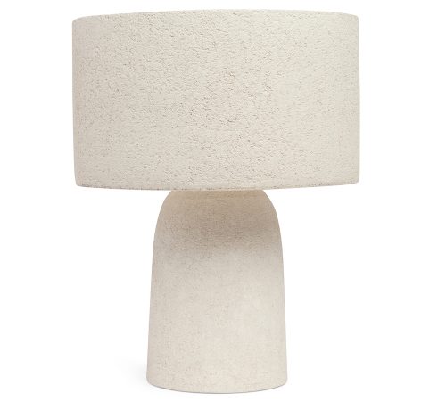 Abajour Luminaria em Fibra de Vidro OffWhite - 50cm x 39cm