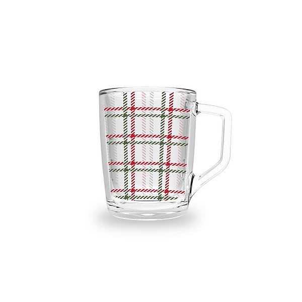 Conjunto com 4 Xícaras Padrão Natal - 60ml