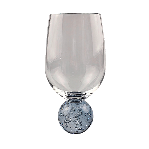 Taça de Vidro Orbe Marinha - 400ml