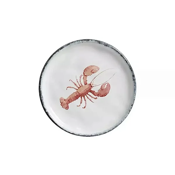 Conjunto Prato de Pão Lagosta Atlantica - 6 Unidades